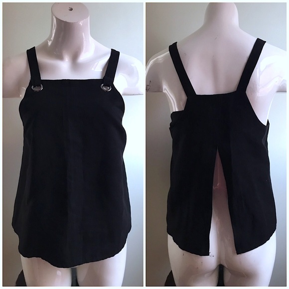 Nasty Gal Tops - First Love Nasty Gal Suede Open Back Tank Top
